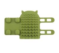 Cat Corner Brush | Adjustable Silicone Massage Wall Corner Groomer | Soft Face Scratcher for Tangles, Elastic Massager Tool for Itching Relief, Stress- Grooming for Cats