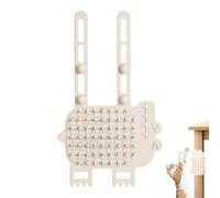 Cat Corner Brush, Cat Wall Brush | Adjustable Elastic Massage Brush - for Soft Dressing Table Legs, Door Slit