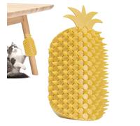 Cat Corner Brush - Soft Pineapple Cat Care Massage, Interactive Cat Comb, Durable Massage Tool | Pet Care Supplies for Indoor Cats Kittens, Self Groomer Cat Toy for Kra