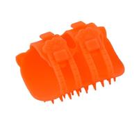 Cat Corner Scratcher - 6.3x3.4in Silicone Grooming Brush, Sellf Massage Comb, Long Lasting Pet Grooming Tool | Adjustable Strap Brush for Long Short Hair Kitten Cats Furniture Wall Corner Cleaning