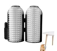 Cat Corner Scratcher On The Wall While Rubbing Cats, Cat Corner Scraper | Cat Nip Soft And Massage Comb Grooming Tool For Kittens Dogs Pet Wall Desk Bookshelf