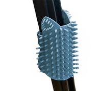 Cat Corner Scratcher, Silicone Corner Brush with Catnip - Pet Self Grooming Massager for Furniture Protection Apartment Living Table Legs