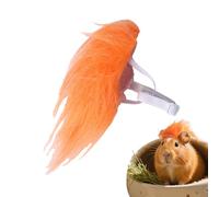 Cat Cosplay Wig, Pet Wig, Orange Funny Pet Wig, Dog Costume, 7.5 x 4 x 1 cm