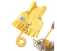 Cat Costume - Walking Jackets with 360° Swivel Buckle with Rope, Stylish Cat Clothes, Adjustable Pull Rope | Comfortable Outdoor Vest For The J
