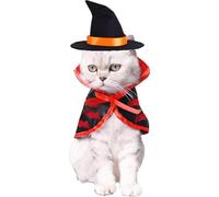 Cat Costumes - Lightweight Bat Cucumber Cape Novelty, Comfortable Festive Kitten Fancy Dress, Adjustable Petite Puppy Magic Apparel, Tiny Feline Theme Party Ornament | For Cats