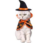 Cat Costumes - Lightweight Bat Cucumber Cape Novelty, Comfortable Festive Kitten Fancy Dress, Adjustable Petite Puppy Magic Apparel, Tiny Feline Theme Party Ornament | For Cats