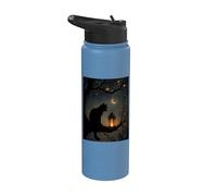 Cat Cottagecore Aesthetics Goblincore Kitten Nature Art Stainless Steel Insulated Water Bottle