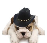 Cat Cowboy Hat | Small Pet Cowboy Cosplay Hat - Cosplay Caps for Western Themed Parties Carnival Daily Wear Christmas Holiday Dog Cat Party Accessories