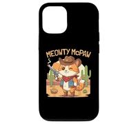Cat Cowboy Meowdy Vintage Wild West Western Country Pun Case for iPhone 12/12 Pro