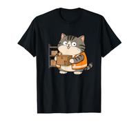 Cat Coworker Swagazon Associate Chubby Kitten Value Graphic T-Shirt