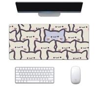 cat，Craft，Gaming Mouse Pad XL(11.81 * 31.49 inch)，Extended Large Mouse Mat Desk Pad, Stitched Edges,Non-Slip Rubber Base，Keyboard Pad(80cm * 30cm) (20)