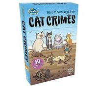 ThinkFun Logic Game Cat Crimes - Brainteaser for Ages 8+ - Fun Theme & Hilarious Artwork