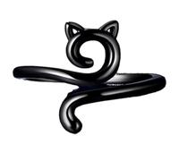 Cat Crochet Rings - Crochet Rings for Fingers | Tension Yarn Guide Control Tools, Yarn Guide Control Tools for Tension | Knitting Thimbles F́or Çrochet, Adjustable Ćrochet F̀or Quilting Sewing Crafts