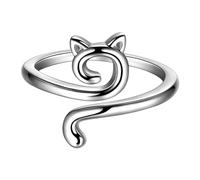 Cat Crochet Rings - Crochet Rings for Fingers | Yarn Guide Control Tools for Tension | Knitting Thimbles for Crochet, Adjustable Crochet Tension Tools for Quilting Sewing Crafts