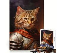 Cat Crusade 1000 Piece Jigsaw Puzzle for Adults Mind Exercise Cozy Pastime Exact Cut Chic Xmas Gift (38x26cm)