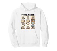 Cat Current Mood Always Grumpy Gift for a Grumpy Person Pullover Hoodie