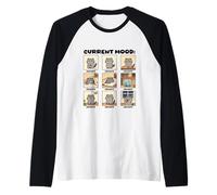 Cat Current Mood Always Grumpy Gift for a Grumpy Person Raglan Baseball Tee