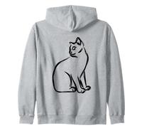 Cat Dad Costume Kitten Zip Hoodie