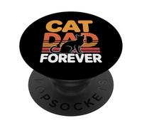 Cat Dad Forever PopSockets Adhesive PopGrip