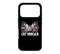 Cat Dadcula Kitty Dracula Vampire Cat Dad Halloween Costume Case for iPhone 17 Pro