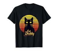 Cat Daddy Vintage Funny Cat Dad Fathers Day Cat Daddy T-Shirt