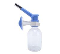 Cat Daily Goods Plastic Cage Dog Water Dispenser Bottle With Rolling Ball Automatic Water Feeding Pet Feeder For Puppy Cats Rabbits Hanging Pet Dispenser Hanging (Blue)