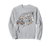 Cat Dandelion funny Flower Colorful Pets for Women Men Kids Sweatshirt