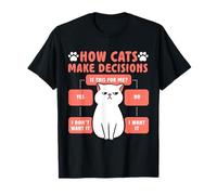 CAT Decision-Making Chart. CAT Lovers T-Shirt