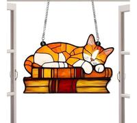 Cat Decor for Home | Acrylic Cat Room Decor Window Sun Catcher - Animal Home Decor Wall Art Decorative Ornaments for Wall Window Door