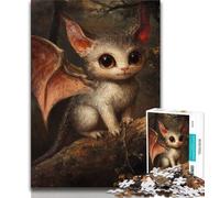 Cat Demon 1000 Piece Jigsaw Puzzle for Adults And Teenagers,Help The Brain Exercise Addictive Toys to Cultivate Patience Unique Challenge Game 50x75cm