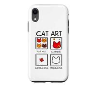 Cat Design - Art History Humor Gift Case for iPhone XR
