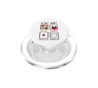Cat Design - Art History Humor Gift PopSockets PopGrip for MagSafe