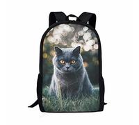 Cat Design Classic Casual Backpack Children's Backpacks Hipster Daypack for School Travel Hiking