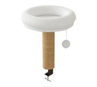 Cat Desk Bed, Scratch Resistant Material, 40x30x30cm, Kitten Activity Play Furniture, Bedside Cat Resting Spot, Warm And Cozy, For Bedside, Balcony, Bookshelf