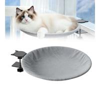Cat Desk Bed - Soft & Comfortable Rabbit Fur Bed, Modern Indoor Cat Nest Furniture for Office Desks,Game Tables,All-Seasons Comfort Cats DeskBed for Indoor Cats,Island Table-Supports 45 lbs