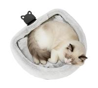 Cat Desk Hammock - Soft Fabric Secure Clamp Attachment Compact Folding Breathable | Ideal for Creating a Raised Rest Area That Fits on Shelves