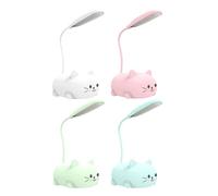 Cat Desk Lamp - LED Animal Night Light | Shape Book Reading Light, Bedside Lamp, USB Rechargeable Table Lamp, Eye Caring Reading Lights for Kids Bedrooms, Living Room
