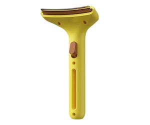 Cat Detangling Comb - Curved Blade Against Deaths | Reusable Brush | For Long Short Cape, Small Large Kitty, ABS Steel 16.7 x 8.5 x 5 cm