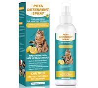 Cat Deterrent Spray 200ML, Cat Repellent Spray - Natural Cat Training Spray for Indoor & Outdoor Use, No Trace Formula to Protect Furniture & Garden - Advanced Version