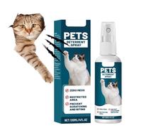 Cat Deterrent Spray, 2025 New Cat Spray for Furniture Restricted Cats, Bitter Sp-ray for Cats,Pet Behavior Training, Keeps Pet Away, Plant Extracts