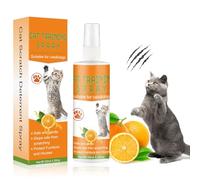 Cat Deterrent Spray, Cat Repellent Spray, Natural Cat Training Spray for Indoor & Outdoor Use, Suitable for Plants, Furniture, Floors, Stop Scratching Furniture, Sofas, Rugs & Restricted Areas 120ml