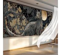 Cat Diamond Art Kits Adults, Large Diamond Painting Adults Abstract DIY Crystal Art Crafts Kits, Full Square Drill Gem Canvas Pictures for Home Wall Room Decor, Gifts for Women, 79x35 Inches qL317