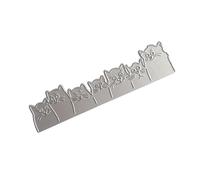 Cat Die Cut Metal Embossing Stencil Carbon Steel Cutting Die Journal Photo Album for Scrapbooking Cards