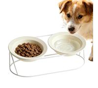 Cat Dishes Elevated Anti-Tipping Treat Feeder