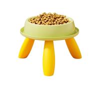 Cat Dishes Elevated Lifted Pet Water Feeder | Non-slip Anti-tipping Cat Raised Food Bowl for Fatigue Relief Kitten Puppy Dog Indoor Outdoor Travel Home Daily Apartment