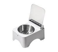 Cat Dishes Smart Feeder with Infrared Sensor Automatic Lid Cat & Bowl Food Dispenser