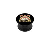 Cat Does Nothing. Sleepy, Tired Feline PopSockets Adhesive PopGrip