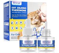 Cat Dog Calming Pheromone Diffuser Refill(2 Packs) | 60-Day Plug Ins Refills With 2X48 ML, Home Calming Refill To Help Reduce Anxiety & Stress In Pet,Anxiety Relief Stay Calmer,Safe & Natural(Cat)