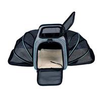 Cat Dog Carrier - Airline Approved Expandable Soft-Sided Pet Carrier with Removable Fleece Pad and Pockets, for Cats/Puppy and Small Animals Large