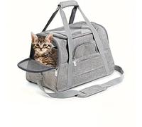 Cat, Dog Carrier for Small Medium Cats Puppies up to 15 Lbs，Airline-Approved Foldable & Washable Pet Carrier，Washable Dog Carrier Privacy Protection for Home Outdoor Travel
